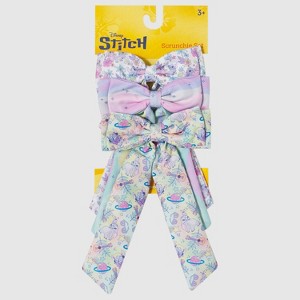 Girls' Lilo & Stitch 3pk Hair Bow Twister Set - 1 of 3
