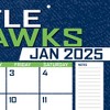 NFL Seattle Seahawks 2025 22"x17" Desk Calendar - 4 of 4