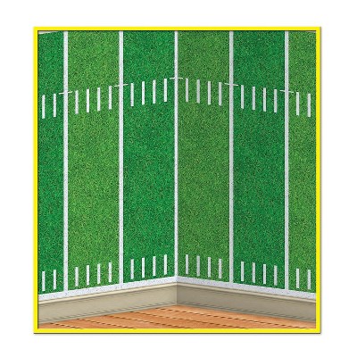 Beistle 4' x 30' Football Field Backdrop 52125