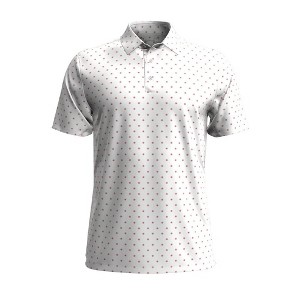 Men's Under Armour Golf Playoff 3.0 Desert Geo Print Polo Shirt White 2XL - 1 of 1