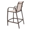 4pc Outdoor Counter Height Bar Stools: Aluminum Frame, UV & Weather-Resistant - Crestlive Products - 3 of 4