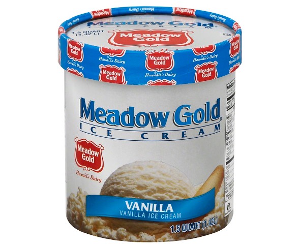 Meadow Gold Vanilla Ice Cream - 48oz