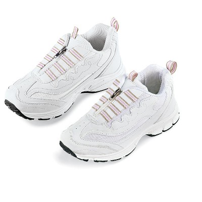 Collections Etc Zip-front Sneakers
