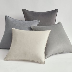 4pcs Set Soft Velvet Throw Pillow Covers Versatile for All Seasons - Perfect for Couch, Sofa & Bed Decor - 1 of 4