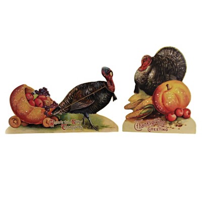 Thanksgiving 8.0" Turkey Dummy Boards Harvest Celebrate  -  Decorative Figurines