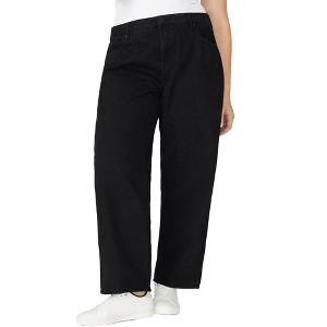 ELOQUII Women's Plus Size The Loose Fit Jean - 1 of 4