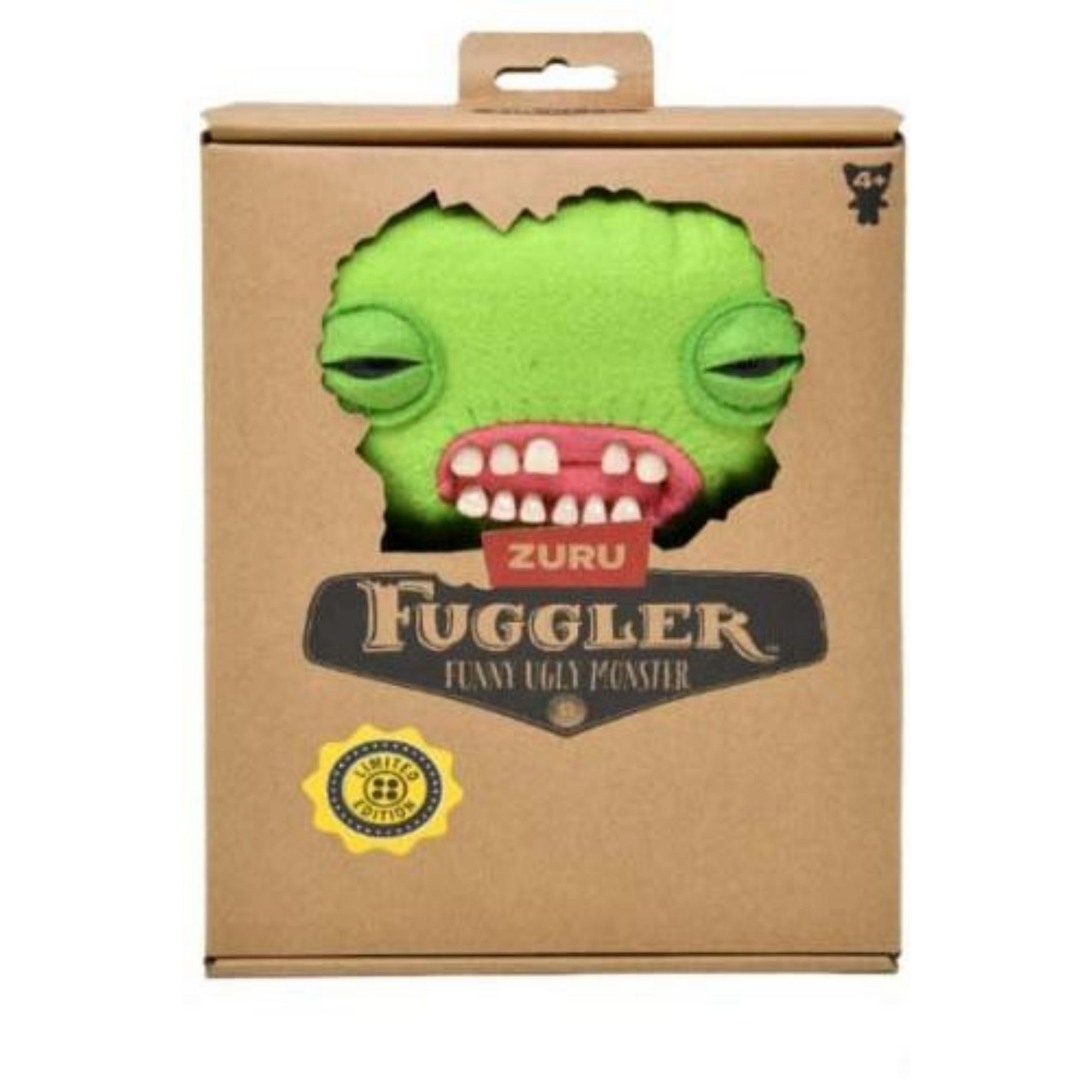 Zuru Fuggler Limited Edition Green Funny Ugly Monster Plush Toy 9 Inch