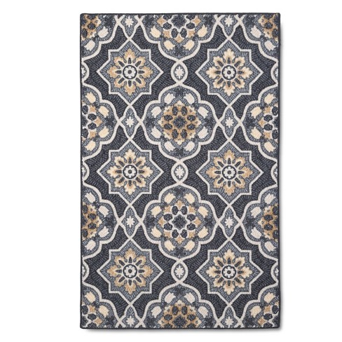 X46 Rowena Accent Rug Gray Threshold, 5×7 Rugs Target