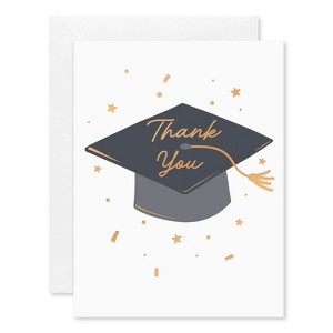 10ct Graduation Thank You Card Pack, Graduation Cap - 1 of 4