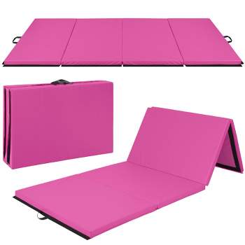 Best Choice Products 10ftx4ftx2in Folding Gymnastics Mat 4-Panel Exercise Workout Floor Mats w/ Handles
