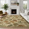 Abynow Vintage Floral Farmhouse Indoor Washable Area Rug - 2 of 4