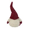 Northlight Chubby Smiling Gnome Plush Christmas Figure - 15" - Ivory and Red - 4 of 4