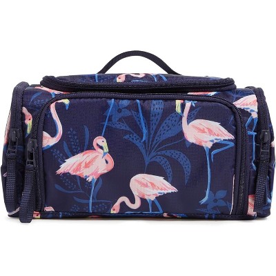 Paaaawaters Ripstop Large Travel Cosmetic Makeup Organizer Bag, Raindrop Medallion