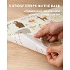 Aoibox Disposable Stick-on Placemats for Baby & Kids, Restaurant Table Mats with Animal Alphabet Theme, Toddler Baby Placemat,40PCS - 4 of 4