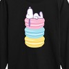 Boys' - Peanuts - Snoopy Stacked Macarons Long Sleeve Graphic T-Shirt - 2 of 4
