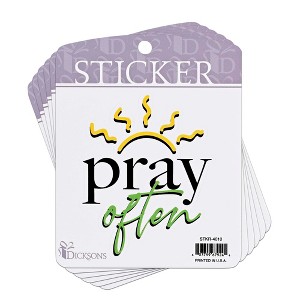 Dicksons Adhesive Sticker Decal for Journaling, Scrapbooking, and Accessory Personalization 3.75 x 4.75 Vinyl Called to Teach Apple - PACK of 6 - 1 of 2