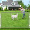 Zevemomo Garden Fence Gate,72 x 46 in Fit-Right Chain Link Fence Gate Kit,Adjustable Width Outside Walkin Gate Kit for Entry,Yard, Deck,Fencing-Silver - 2 of 4