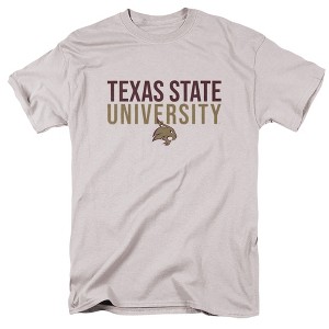 Men's Texas State University Official Stacked T-Shirt - 1 of 4