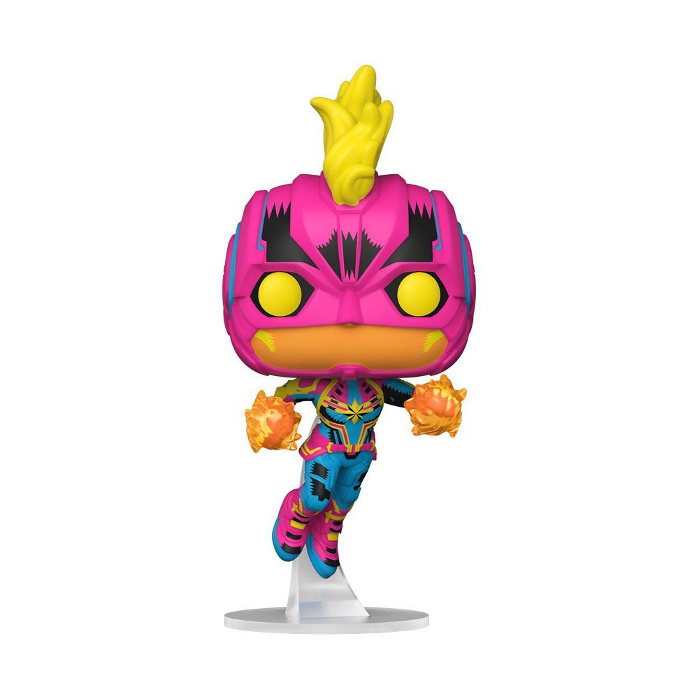 Funko POP! Marvel: Black Light - Captain Marvel