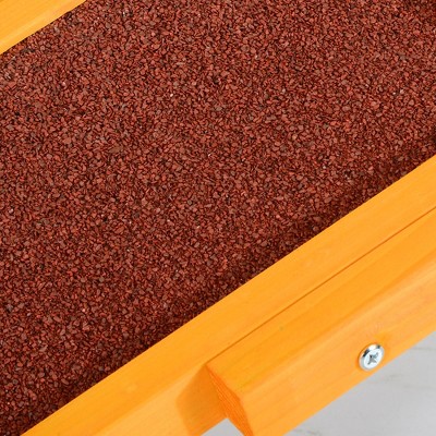 Natural Wood Dog Agility Seesaw with Anti-Slip Surface