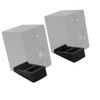 Monoprice Tilted Wedge Desktop Speaker Stands for Small Sized Speakers Anti-Vibration 15 Degrees of Tilt For Bookshelf Speakers and Studio Monitors - 2 of 4