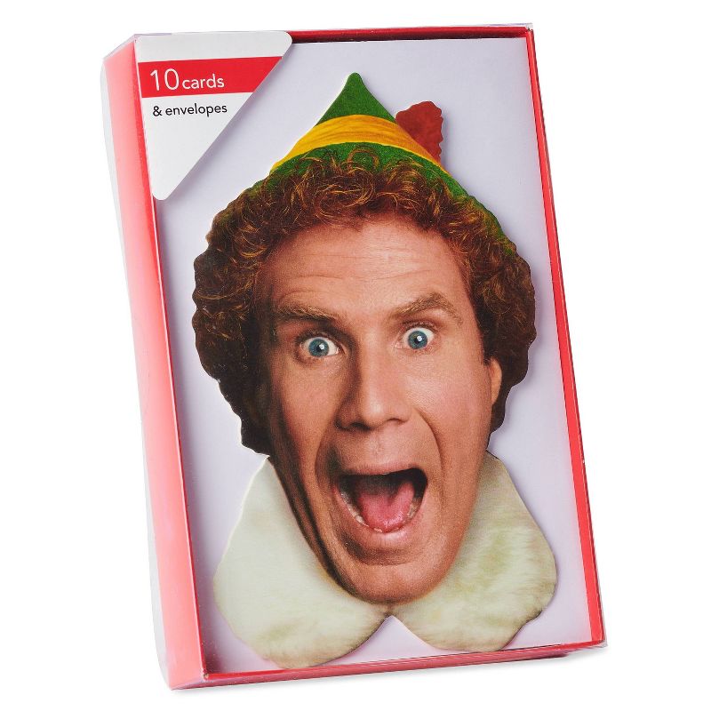 10ct Buddy The Elf Christmas Boxed Greeting Cards - American Greetings, 6 of 7