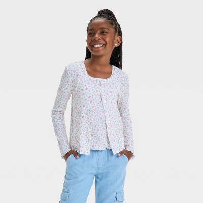 Girls' Rib Twin Top - Cat & Jack™
