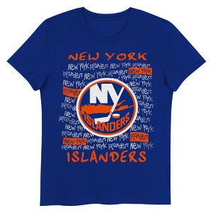 NHL New York Islanders Girls' Crew Neck T-Shirt - 1 of 1