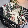 Festive Christmas Trees Print Blanket Soft and Warm Perfect Holiday Gift. - 4 of 4