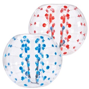 VEVOR Inflatable Bumper Balls 2-Pack, 5FT/1.5M Body Sumo Zorb Balls for Teen & Adult, 0.8mm Thick PVC Human Hamster Bubble Balls - 1 of 4