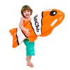 Pool Central Inflatable Clown Fish Swimming Kickboard - 39" - Orange and White - 3 of 4