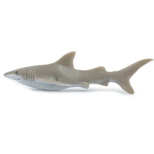 Collectible Wildlife Gifts | Galapagos Islands Shark, Gray, Hand Painted,  Plastic Shark, Diorama, Model, Toy,  Gift,  3 1/2 Inches.  F1531 B150 - 1 of 4
