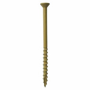 Grip-Rite PrimeGuard Plus No. 9 wire X 3 in. L Tan Star Flat Head Deck Screws 25 lb - 1 of 2