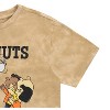 Mens Peanuts Snoopy Tiedye Shirt - Snoopy, Linus, & Charlie Brown - Throwback Classic Tie Dye T-Shirt - 4 of 4