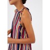 Women's Multi Stripe High Neck Dress - LASCANA - 3 of 4