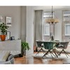 Urban Ambiance Luxury Casual Indoor Chandelier,  21-1/2''H x 20"W x 20''D,  Matte Black Finish, UHP4781 - 2 of 4