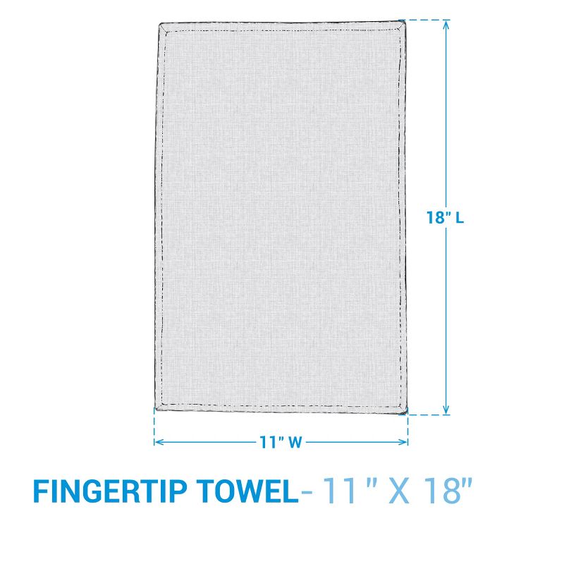 Park Designs Shenandoah Stripe Fingertip Towel Set of 4, 4 of 6