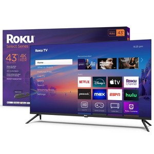 Roku 43" Select Series 4K HDR Smart Roku TV with Roku TV Remote - 1 of 4