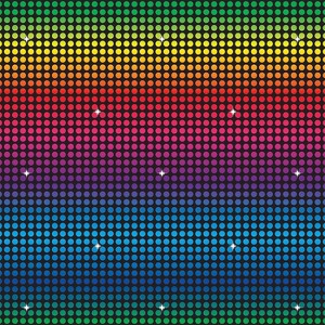 Beistle Disco Backdrop; 30' x 4' 52115 - 1 of 1