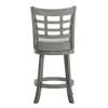 Inspire Q Heath Counter Height Barstool Antique Gray Finish/Gray Linen - 2 of 4