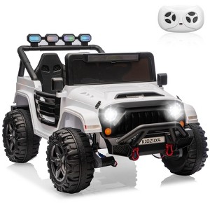 Jojoka 24V 2-Seater Kids Ride On Jeep, 4WD, Dual Motors Battery Powered Electric Vehicles, Remote Control - 1 of 4
