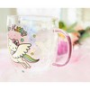 Silver Buffalo Sanrio Hello Kitty Unicorn Glass Mug With Glitter Handle | Holds 14 Ounces - 4 of 4
