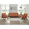 Sapphtopaz Accent Chair Wood Frame Upholstered Modern Home Furniture Lounge Chair Living Room Chair Comfy Chair for Living Room - 2 of 4
