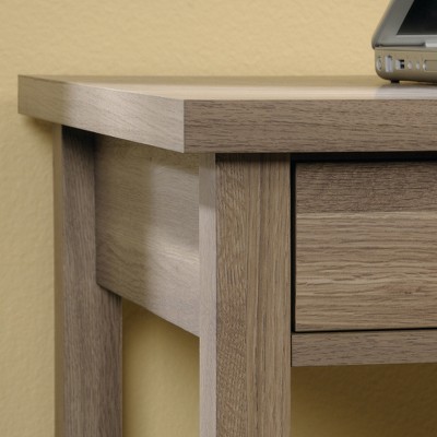 Salt Oak Finish Wood Writing Desk with Two Drawers