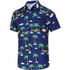 Men's Christmas Hawaiian Shirts Button Down Ugly X-Mas Christmas Vacation Long Sleeve Shirts - 2 of 4