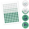 Big Dot of Happiness Par-Tee Time - Golf - Birthday or Retirement Party Round Candy Sticker Favors - Labels Fits Chocolate Candy (1 sheet of 108) - 2 of 4