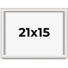 PosterPalooza | Shadow Box 1.5" Depth Silver Picture Frame - UV Acrylic, Backing Board, Hanging Hardware - 2 of 4