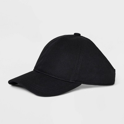 Satin Lined Backless Baseball Hat - A New Day™ Black : Target