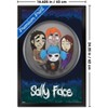 Trends International Sally Face - Fisheye Framed Wall Poster Prints - 3 of 4