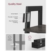 4-Tier Ladder Shelf, Storage Rack Bookcase with Steel Frame - 4 of 4